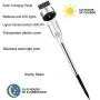 Solpex 16 Pack Solar Lights Outdoor Pathway ,Solar Walkway Lights Outdoor,Garden Led Lights for Landscape/ Patio/Lawn/Yard/Driveway-Cold White (Stainless Steel)