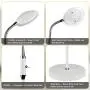 DLLT LED Reading Floor Lamp, Modern Standing Lamp Pole Light, Flexible Adjustable Gooseneck Floor Lamp Standing Task Lighting for Living Room, Bedroom, Office, Sewing, Painting,Piano DLLT LED Reading Floor Lamp, Modern Standing Lamp Pole Light, Flexible Adjustable Gooseneck Floor Lamp Standing Task Lighting for Living Room, Bedroom, Office, Sewing, Painting,Piano