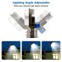 120W LED Barn Lights 2 Pack - [Update] 18000lm Angle Adjustable with Mounting Arm Dusk to Dawn LED Yard Lights with Photocell Area Lighting 5000K Daylight