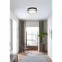 Berliget 12 Inch Modern 2 Lights Ceiling Lighting Metal Industrial Black Flush Mount Ceiling Light, Ceiling Light Fixture for Kitchen, Bedroom, Laundry, Living Room, Hallway