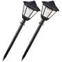 Solar Lights Outdoor, Sunix Radar Motion Sensor 108 LED Waterproof Garden Light Auto On/Off Landscape Lighting for Pathway, Driveway, Patio, Yard Decoration（2 Pack）