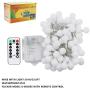 Globe String Lights for Bedroom Battery - 33ft 100 Led String Lights with Remote Controller,Battery Operated String Lights,Decorative Lights for Party/Wedding Outdoor/Indoor Garden,Christmas Lights