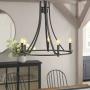 Emliviar Modern Farmhouse Dining Room Chandelier, 5-Light Kitchen Pendant Light in Oil Rubbed Bronze Finish, 010-5 ORB