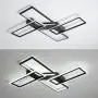 FangYanMei Modern Ceiling lamp,dimmable 108W Modern LED Chandelier Flush Mount,4 Squares Acrylic Ceiling Lamp Fixture for Bedroom Dining Study Room,Black FangYanMei Modern Ceiling lamp,dimmable 108W Modern LED Chandelier Flush Mount,4 Squares Acrylic Ceiling Lamp Fixture for Bedroom Dining Study Room,Black