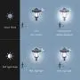 Solar Lights Outdoor, Sunix Radar Motion Sensor 108 LED Waterproof Garden Light Auto On/Off Landscape Lighting for Pathway, Driveway, Patio, Yard Decoration（2 Pack）