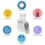 LumiPets LED Bunny Battery-Operated/USB-Powered Silicone Night Light For Kids with 9 Tap-To-Activate Colors