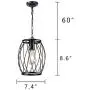 Infront 1 Light Hanging Lights Farmhouse Chandelier Black Light Fixture Modern Pendant Kitchen Lighting Dining Room Lighting Fixtures Hanging Lamp Semi Flush Mount Ceiling Infront 1 Light Hanging Lights Farmhouse Chandelier Black Light Fixture Modern Pendant Kitchen Lighting Dining Room Lighting Fixtures Hanging Lamp Semi Flush Mount Ceiling