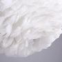White Feather Ceiling Pendant Light Shade, CraftThink Ceiling Lamps 15.75 inch/40cm 1 Light E27 110V for Childrens Room Living Room, Bedrooms, Best Gift for Children, Kids White-(Bulb Not Included)