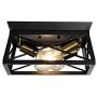 HUESLITE 3-Light Farmhouse Flush Mount Ceiling Light,Industrial Iron Ceiling Lighting Fixtures for Hallway, Entryway, Dining Room,Kitchen, Bedroom, Balcony Living Room (Black, 3-Light) HUESLITE 3-Light Farmhouse Flush Mount Ceiling Light,Industrial Iron Ceiling Lighting Fixtures for Hallway, Entryway, Dining Room,Kitchen, Bedroom, Balcony Living Room (Black, 3-Light)
