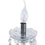 Ridgeyard Clear K9 Crystal 10 Lights Modern Luxurious Chandelier Candle Pendant Lamp Ceiling Living Room Lighting for Dining Living Room Bedroom Hallway Entry 25.6 x 35.4 Inch Gift Idea (Transparent)