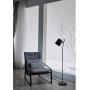 CO-Z Vintage Floor Lamp Black Adjustable, Industrial Standing Lamp with Metal Shade, Rustic Floor Lamp Task for Living Room Bedroom Reading Office.