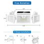 Otdair 132 LED Solar Lights Outdoor, Solar Security Motion Sensor Lights IP 65 Waterproof Flood Lights Rotatable Wall Lights for Garden Garage Pathway Patio Yard Porch 2 Pack