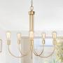 ISURAUL Large Gold Chandelier, Modern 5 Light Fixture for Dining & Living Room ISURAUL Large Gold Chandelier, Modern 5 Light Fixture for Dining & Living Room
