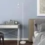 Oneach Industrial LED Floor Lamp for Living Room Bedroom Reading Office Metal Minimalist Standing Lamp White Oneach Industrial LED Floor Lamp for Living Room Bedroom Reading Office Metal Minimalist Standing Lamp White