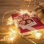 Lixada Fairy Lights Photo Clip String Lights - 7.22FT 20 LED Warm White Battery Powered Photo String Lights for Hanging Pictures Cards in Living Room Bedroom Party Wall Wedding