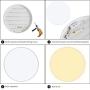 Viugreum Ceiling Light Fixture,36W Round Light Fixtures,5000K 3200 Lumens Flush Mount Ceiling Light 120V Warm White Kitchen Light Fixtures for Living Room Hallway Bathroom Stairwell Bedroom