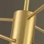 Hsyile KU300242 Modern Style Indoor Chandelier Light Fixtures,for Dining Room,Living Room,Kitchen,Office,Café,Restaurant,with Light Source - Brass Finish