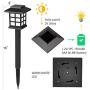 GIGALUMI 12 Pack Solar Pathway Lights Outdoor, Waterproof Outdoor Solar Lights for Garden, Landscape, Path, Yard, Patio, Driveway, Walkway