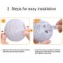 Mini Lantern Lights String Outdoor, TIGOMOOV 3 Inch Globe Lantern String Lights for Bedroom -20CT Connectable White Lantern Lights for Wedding Decorations, Patio,Porch,Window Decor