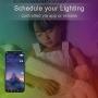 JEKKIS 50FT/15M RGB LED Strip Lights, 450 5050 SMD Color Changing LEDs, Music Sync Bluetooth Controller + 44 Key Remote LED Lights for Bedroom Room Home Party (3x16.4FT)