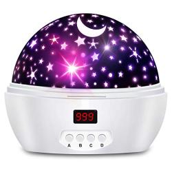 Night Lights for Kids and Baby with Timer, Star Projector Night Light for Boys and Girls, Projection Lamp for Bedroom