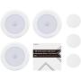 AMIR Upgraded Motion Sensor Light, Cordless Battery-Powered LED Night Light, Stick-Anywhere Closet Lights Stair Lights, Safe Lights for Hallway, Bathroom, Bedroom, Kitchen (Warm White - Pack of 3)
