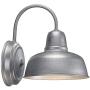Rustic Farmhouse Outdoor Wall Light Fixture Urban Barn Galvanized 11 1/4'' Sconce for House Deck Porch Patio - John Timberland