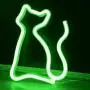 LED Neon Lights,DIY Neon Art Decorative Kids Gifts for Developmental Toys, Shapeable Neon Signs Night Light Neon,Bedroom,Living Room (Green)