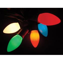 Good Tidings Northlight Holiday Light Set, 25-Lights, Ceramic Multi-Colored C9