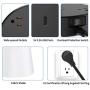 Touch Control Table Lamp - Touch Lamp with USB Ports and Outlets, 3 Way Dimmable USB Bedside Desk Lamp, Nightstand Lamps for Bedrooms Living Room Office & Bedroom Décor