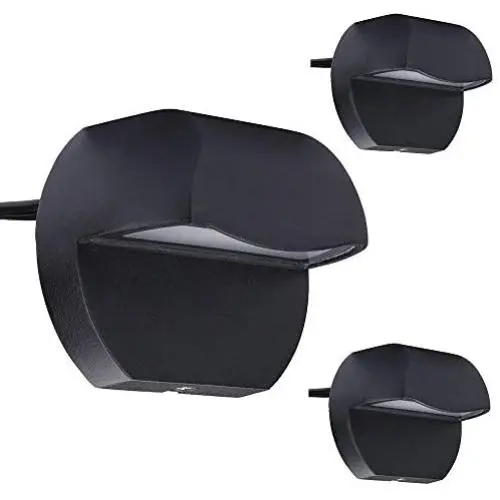 Arrownine Landscape Lighting Cast Aluminum 2.5 Watt Deck LED Lights Low Voltage 12V AC/DC Outdoor Patio Step Light,Post Stair Fence Lighting Soft Warm White Water Resistant IP65,Black Finish 3-Pack Arrownine Landscape Lighting Cast Aluminum 2.5 Watt Deck LED Lights Low Voltage 12V AC/DC Outdoor Patio Step Light,Post Stair Fence Lighting Soft Warm White Water Resistant IP65,Black Finish 3-Pack