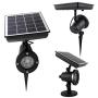 Solar Powered LED Laser Projector Moving Snowflake Disco Light Waterproof Christmas Stage Lights Outdoor Garden Landscape Lamp for Patio, Garden, Halloween, Xmas, Holiday, Wedding, Party