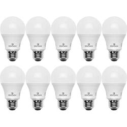 Great Eagle A19 LED Light Bulb, 12W (75W Equivalent), UL Listed, 4000K (Cool White), 1050 Lumens, Non-dimmable, Standard Replacement (10 Pack)