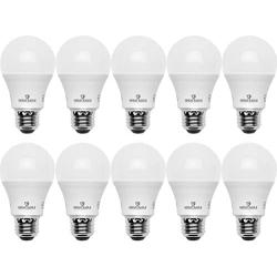 Great Eagle A19 LED Light Bulb, 12W (75W Equivalent), UL Listed, 4000K (Cool White), 1050 Lumens, Non-dimmable, Standard Replacement (10 Pack)