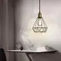 LIGHTESS Plug in Pendant Lights with Dimmer Switch, Industrial Black & Copper Dimmable Hanging Wire Cage Light Fixture for Kitchen Dining Room, LG9925342