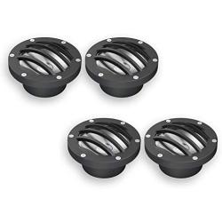 Malibu LED Low Voltage Landscape Lighting Well Light Outdoor Deck Light 4 Pack for Yard Garden Patio in-Ground Light 8401-3500-04