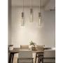 MOTINI Mini Pendant Light Industrial Ceiling Pendant Lighting Gold for Kitchen Island Living Room Dining Room, UL Listed(Bulb Included)