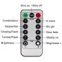 YIHONG 2 Set Christmas Fairy Lights Battery Operated,16ft 50LED String Lights Remote Control Timer Twinkle String Lights 8 Modes Silver Wire Firefly Lights for Garden Party Indoor Decor-White