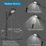 Taoesy 60W Solar Street Lights Outdoor Dusk to Dawn with Motion Sensor 6000 Lumens, Metal