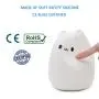 Cat Lamp, NeoJoy Remote Control Silicone Kitty Night Light for Kids Toddler Baby Girls Rechargeable Cute Kawaii Nightlight
