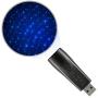 BlissLights Starport USB Laser Star Projector for Game Room Decor, Bedroom Night Light, or Galaxy Mood Lighting Ambiance (Blue)