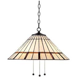 European Tiffany Style Pendant Light Lighting Hanging Lamp, Stained Glass Shade Ceiling Lamp for Dining Room Kitchen Island Bedroom Bar Etc,Multicolor,C