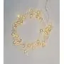 LED Wire Lights, LED String Lights, Battery Operated String Lights with 36 Buddha Head Shaped Warm LEDs for Party, Bedroom, Kitchen, Patio, Deck and more, 12 Feet Long