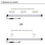 LAIFUNI Dimmable Under Cabinet Lighting, RGB LED Light Bar, RF Remote Control Lamp, Multicolor Under Counter Lights for Desk, Room, Cupboard, Hallway, Shelf, Closet (24 Inch)