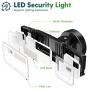 Freelicht 3800LM LED Flood Light Outdoor, Switch Controlled Security Light IP65 Waterproof 40W 5000K Exterior Light Fixture with 3 Adjustable Head Full Metal Super Bright for Garage, Yard, Patio