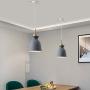 LAKIQ Modern Mini Colorful Pendant Light Nordic Lovely Hanging Ceiling Lighting Kitchen Island Lights for Dining Room Restaurant Bar Living Room (Grey) LAKIQ Modern Mini Colorful Pendant Light Nordic Lovely Hanging Ceiling Lighting Kitchen Island Lights for Dining Room Restaurant Bar Living Room (Grey)