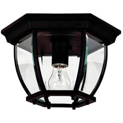 Kenroy Home 16277BL Dural Flushs, Medium, Black Finish