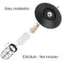 LNC Industrial Cage Pendant Lighting Black Small Hanging Fixture for Kitchen Island, Bedroom, Dining Room, Entryway and Foyer LNC Industrial Cage Pendant Lighting Black Small Hanging Fixture for Kitchen Island, Bedroom, Dining Room, Entryway and Foyer