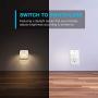 Vont Aura LED Night Light (Plug-in) Super Smart Dusk to Dawn Sensor, Auto Night Lights Suitable for Bedroom, Bathroom, Toilet,Stairs,Kitchen,Hallway, Kids,Adults,Compact Nightlight (4 Pack)