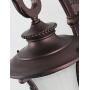 Designer Outdoor Wall Lanterns Rustic Exterior Light Fixture as Front Porch Light Wall Mount, 18'' Waterproof Outdoor Wall Sconce, Brown Finish with Frosted Glass for Front Door Garage Patio